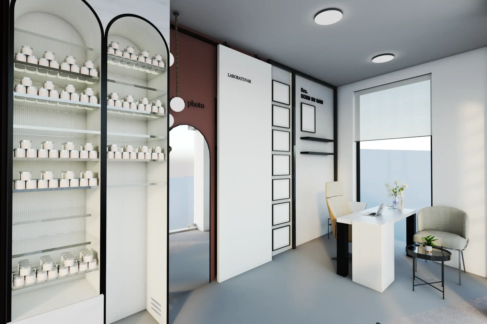 SARI ECZANESİ – İÇ MİMARİ ÇALIŞMALARI